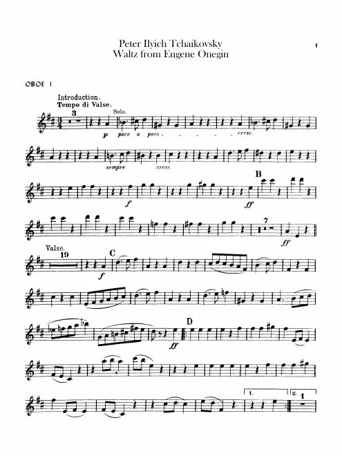 Oboe 1, 2