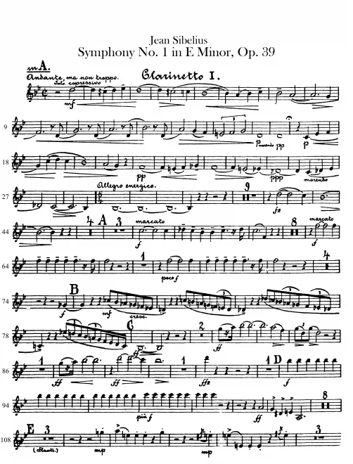 Clarinet 1, 2 (A/B)