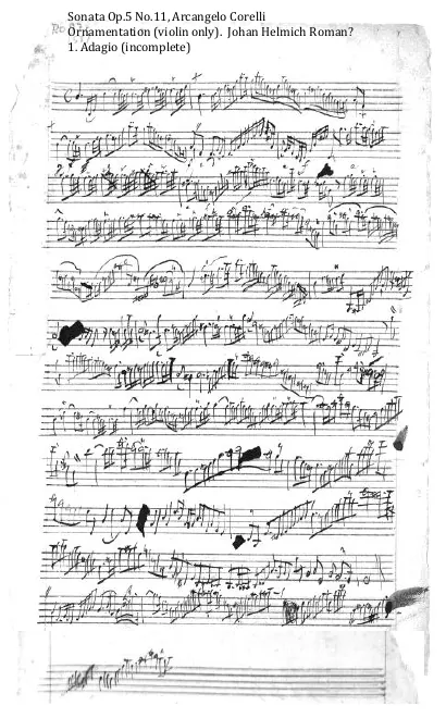 I. Adagio - Ornamented Violin Part