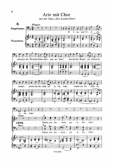 O Isis und Osiris (Act II, No.10)