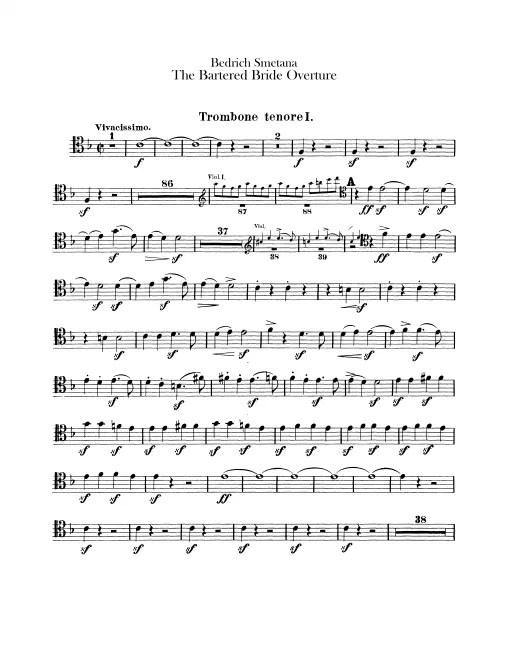 Trombone 1, 2, 3 (tenor, tenor, bass)