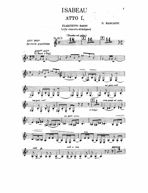 Bass Clarinet (B)