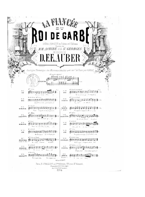 No.8, Romance: "Ô reine de beauté" (Act II, No.7b)
