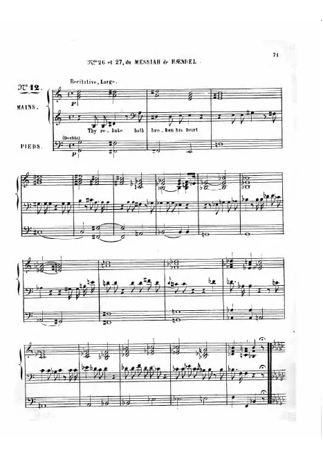 12. Nos.26 et 27, du Messiah de Hændel