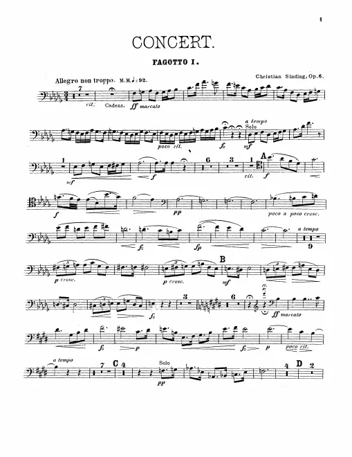 Bassoon 1, 2