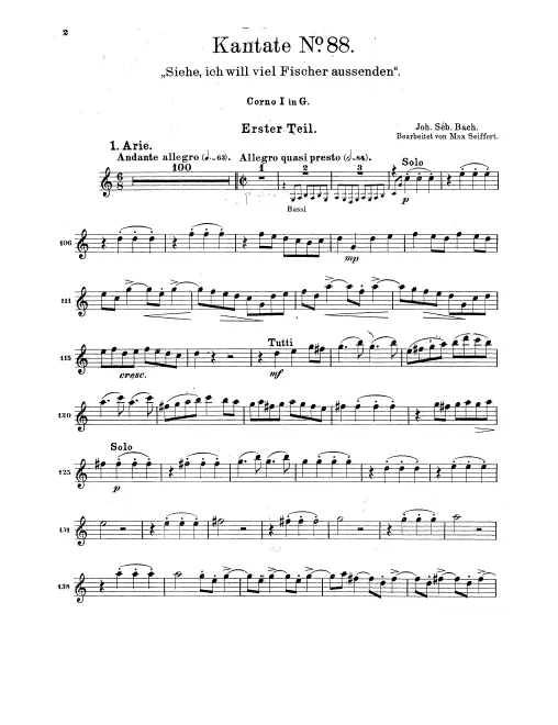 Horn 1, 2 (G)
