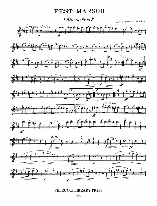 Clarinet 1, 2 (B)