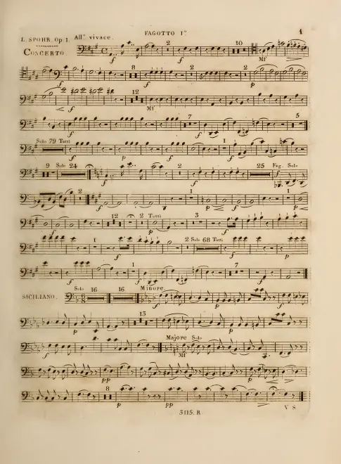 Bassoon 1, 2