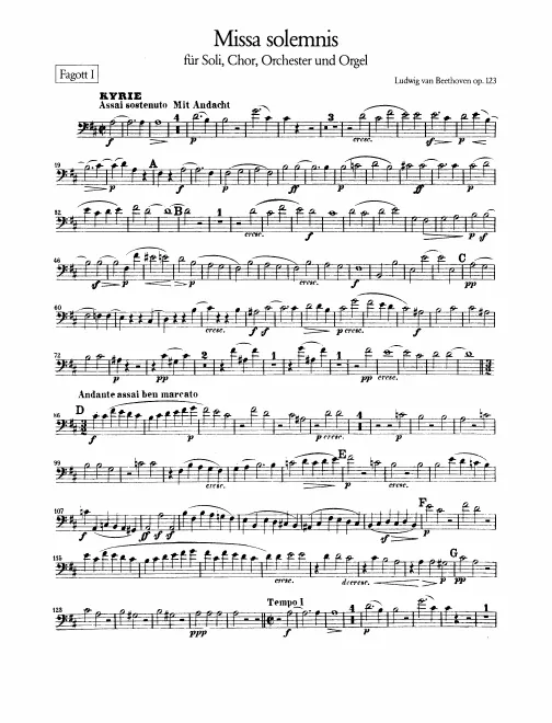 Bassoon 1, 2, Contrabassoon (ad lib.)