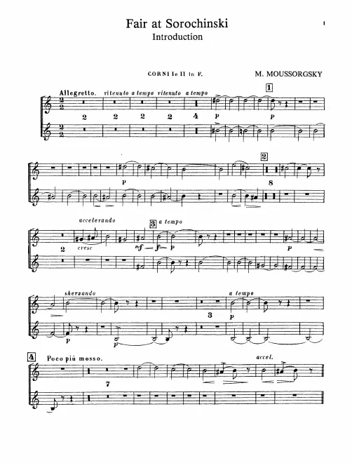 Horn 1/2, 3/4 (F)