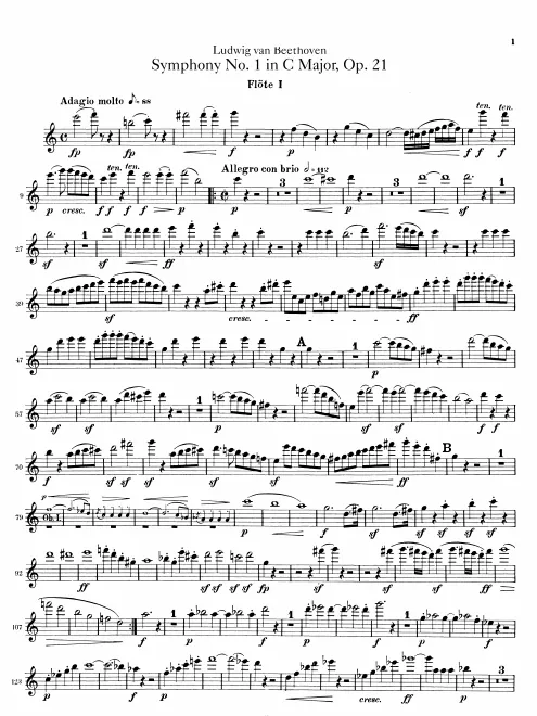 Flute 1, 2