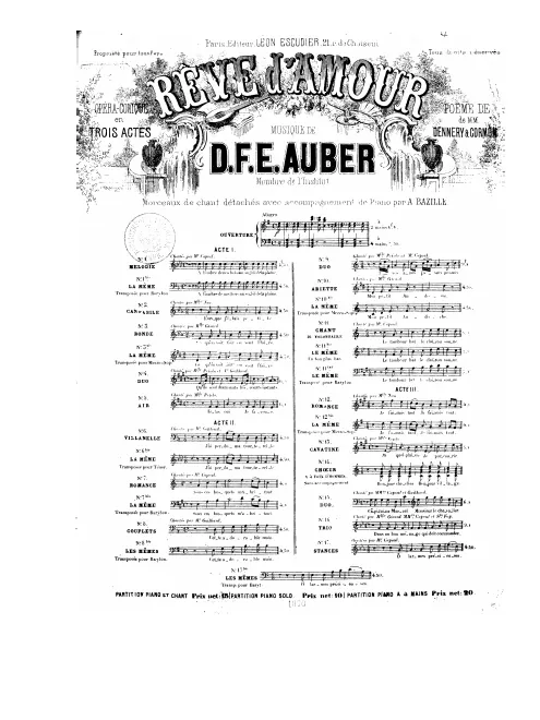 No.4, Duo: "Qu'ils sont charmants" (Act I, No.4)
