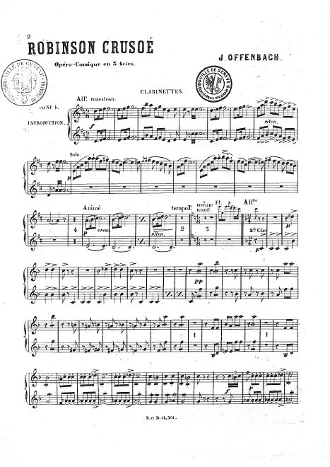 Clarinet 1/2 (B/A/C, 2nd doubles Bass Clarinet in B)