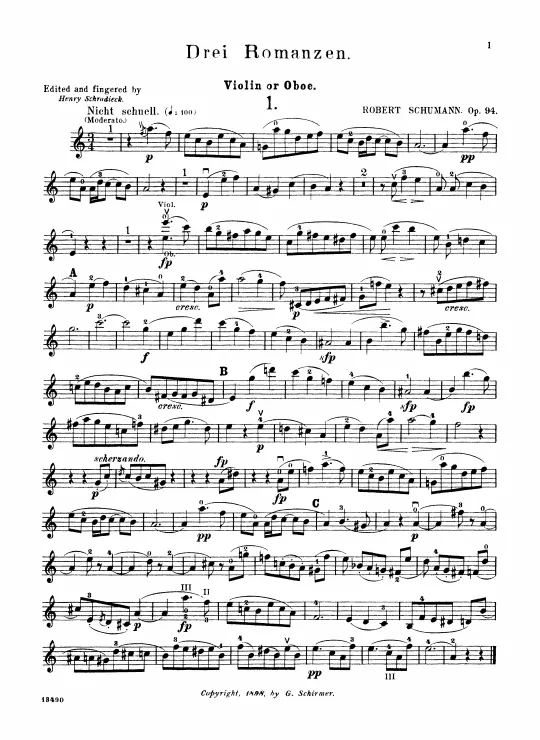 Oboe (or Violin)