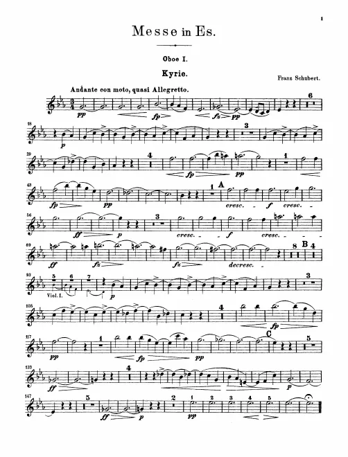 Oboe 1, 2