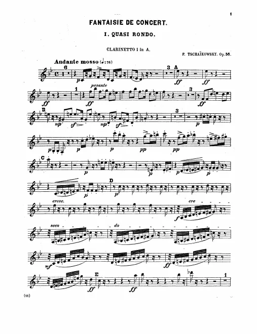Clarinet 1, 2 (A/B)