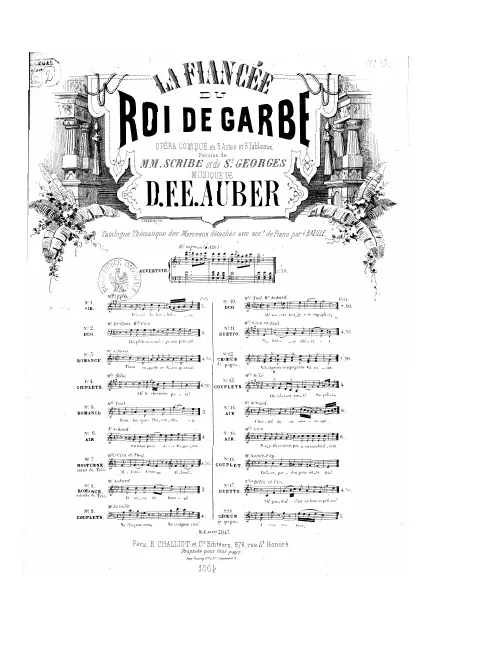 No.13, Couplets: "On m'a tant vanté" (Act III, No.13)