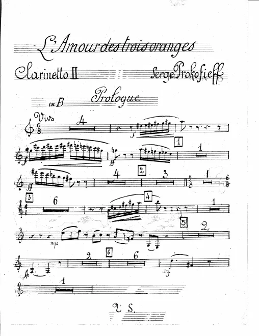 Clarinet 2 (B/A)/Piccolo Clarinet (E)