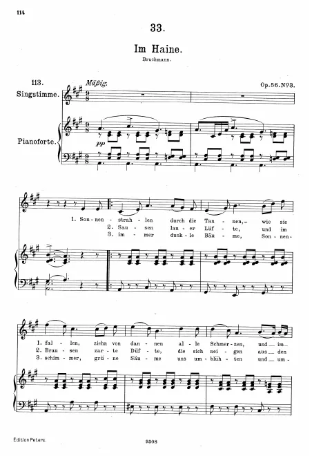 Complete Score (Original / High voice, )