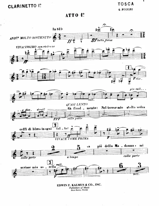 Clarinet 1 (B, A)