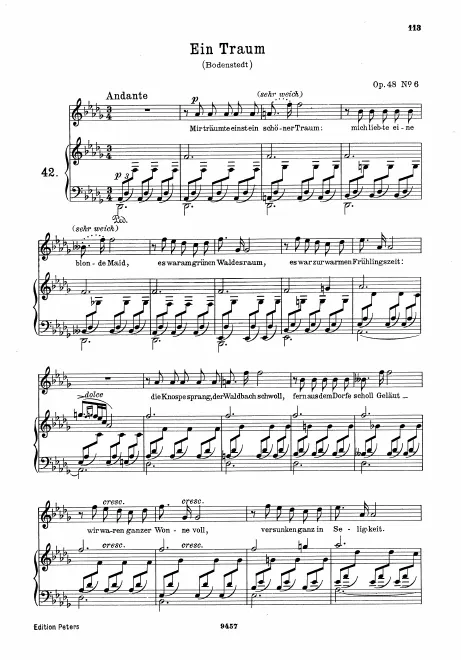 Complete Song (original / high key, )