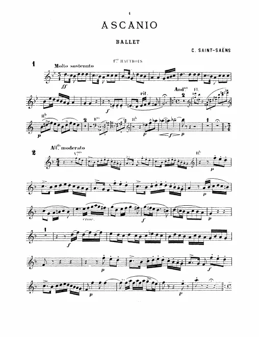 Oboe 1, 2