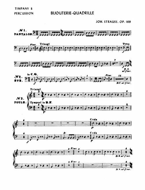 Timpani/Triangle/Bass Drum, Snare Drum