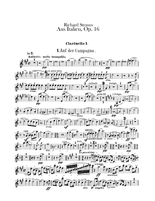 Clarinet 1 (A/B)