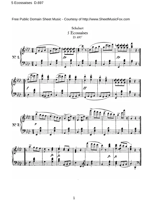 Incomplete Score (Nos.1-4, 6 only)