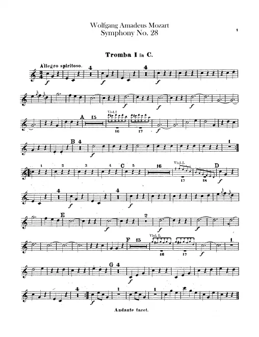 Trumpet 1, 2 (C)