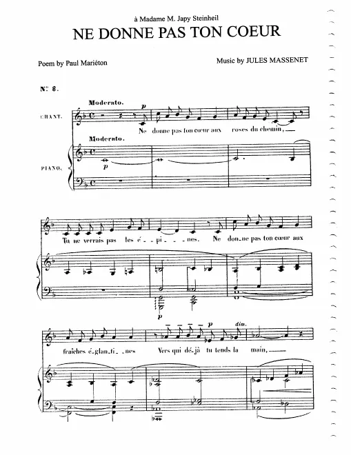 Complete Score (F Major: medium voice and piano)