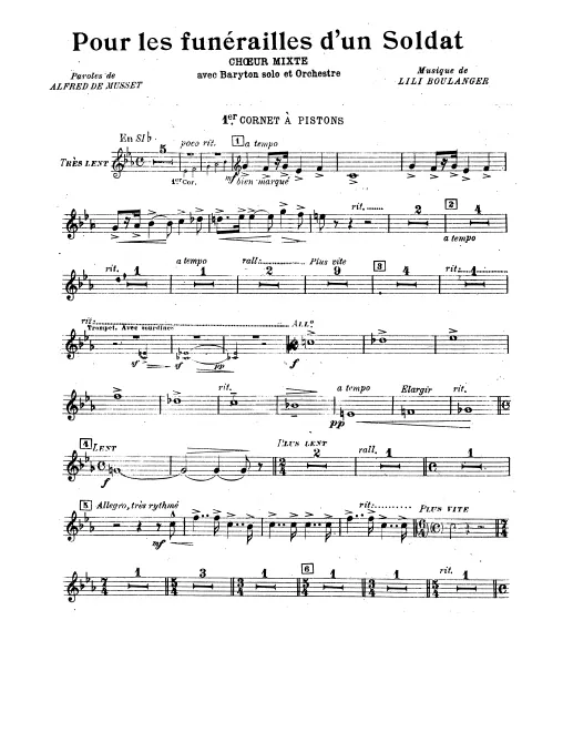 Cornet 1, 2 (B)