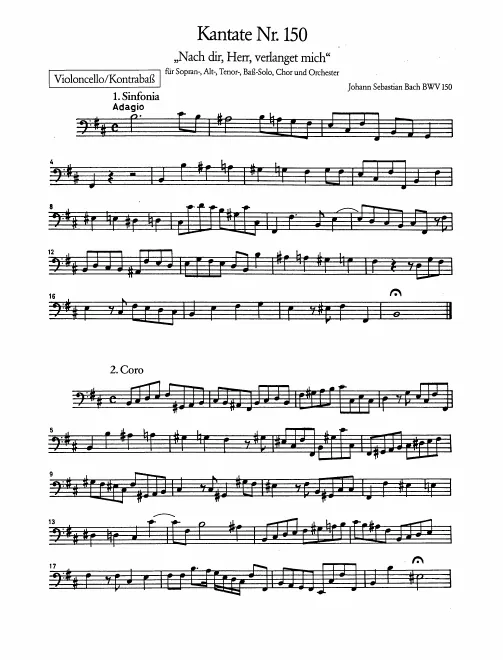 Continuo (Cellos/Basses)