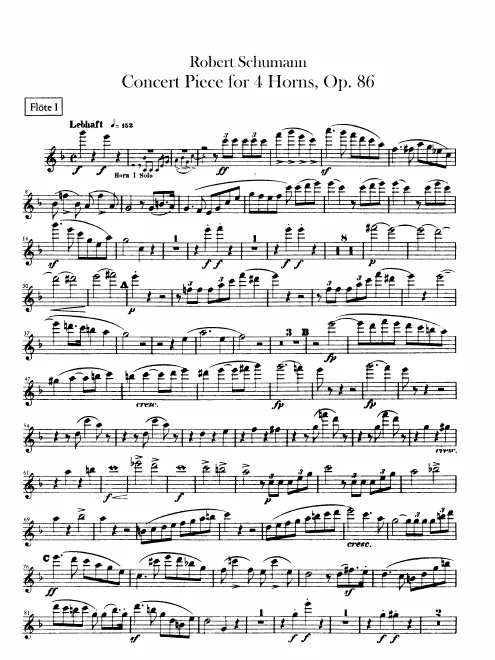Flute 1, 2, Piccolo