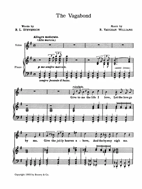 Complete Score (transposed for High Voice)