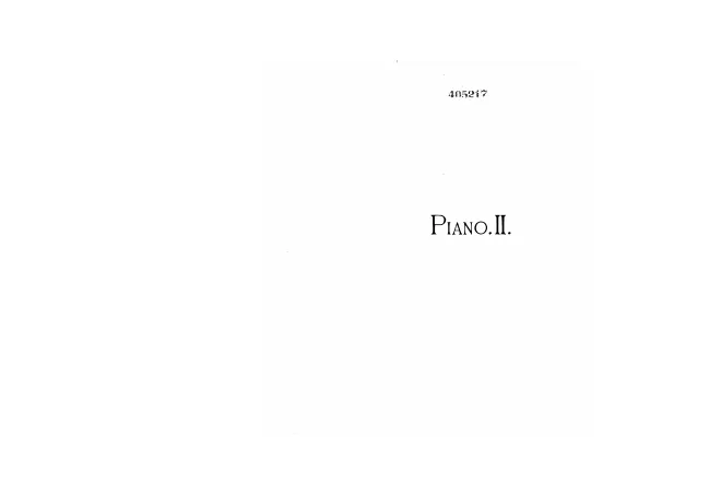 Volume II - Piano 2