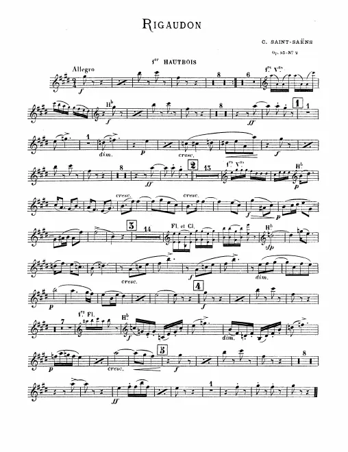Oboe 1, 2