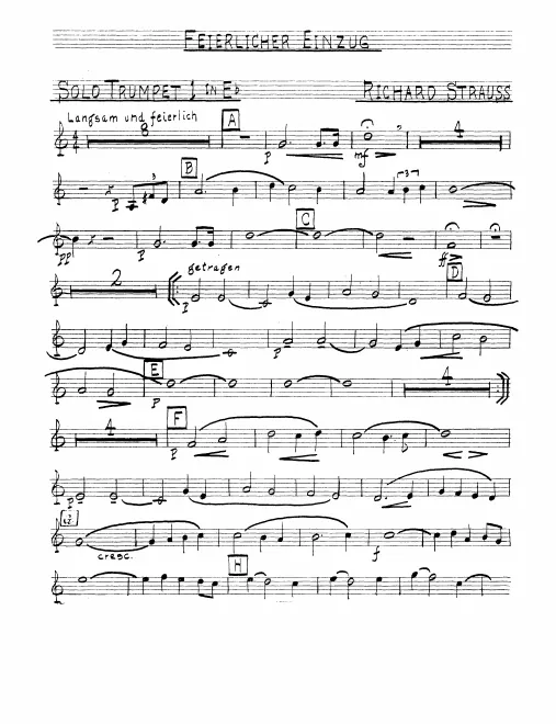 Trumpet Solo 1, 2, 3 (E)
