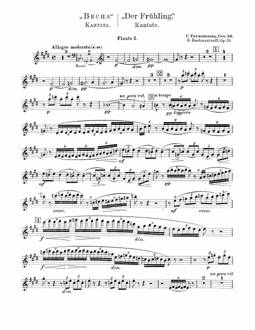 Flute 1, 2, 3/Piccolo