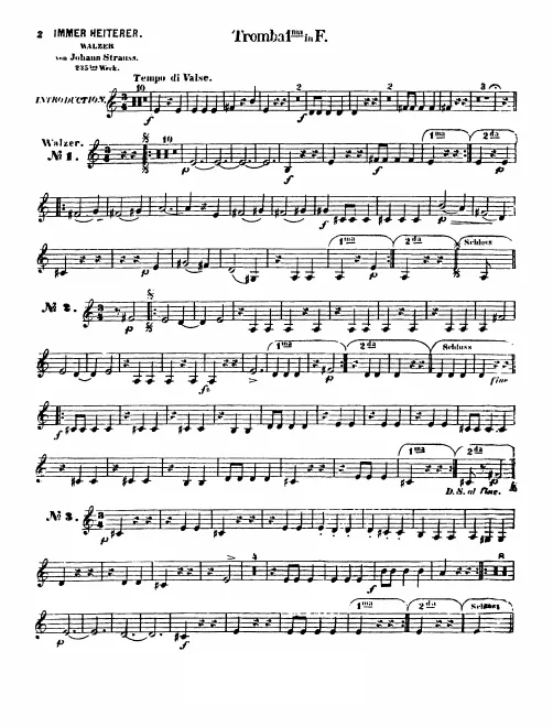 Trumpet 1, 2 (F)
