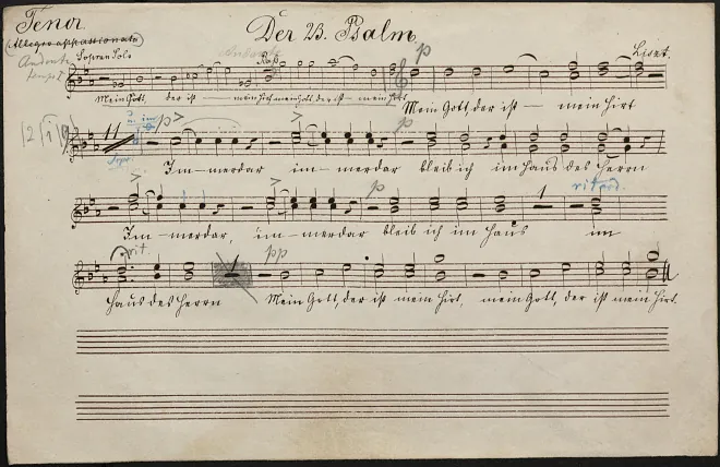 Men's Choral Parts
