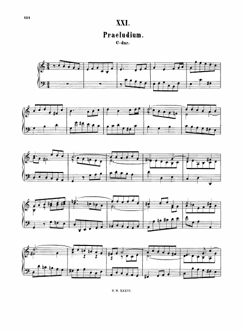 5. Prelude in , BWV 943