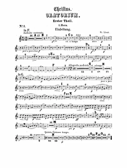 Horn 1, 2, 3, 4