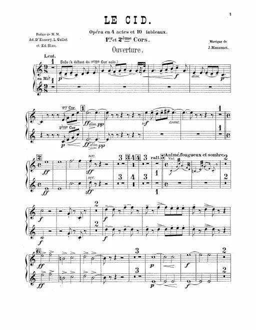 Horn 1/2 (E♭), 3/4 (F)