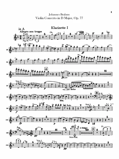 Clarinet 1, 2 (A/B)