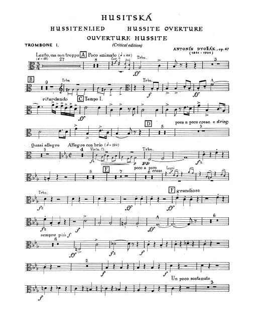 Trombone 1, 2, 3, Tuba