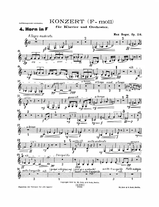 Horn 4 (F)