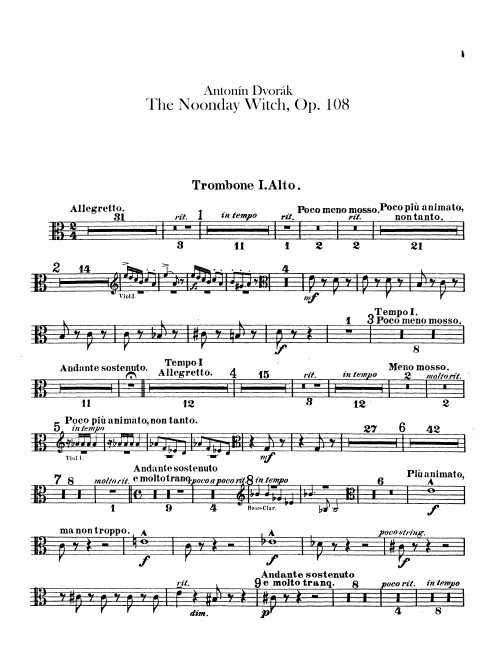 Trombone 1, 2, 3, Tuba