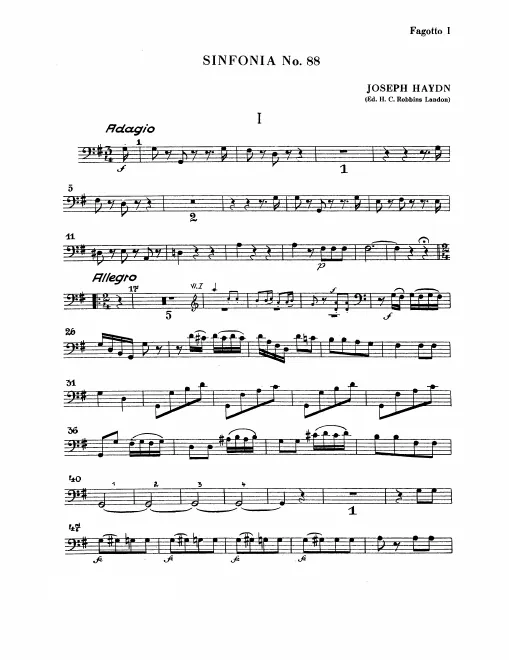 Bassoon 1, 2