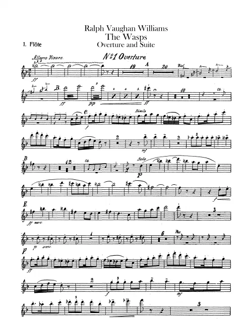 Flute 1, 2 (doubling Piccolo)